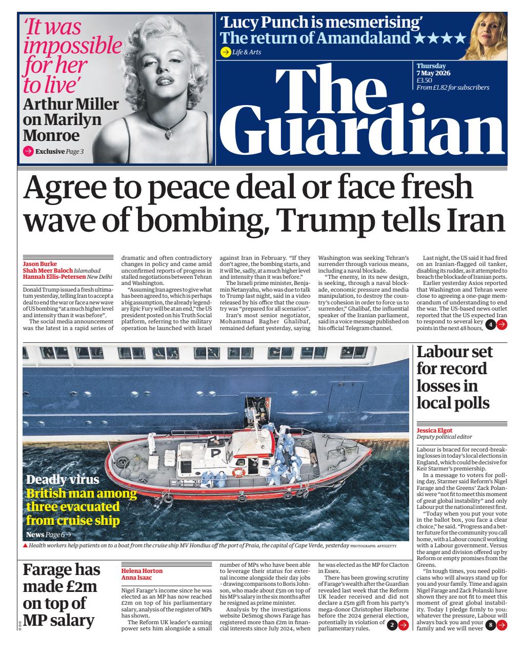 The Guardian Newspaper Preview Pages