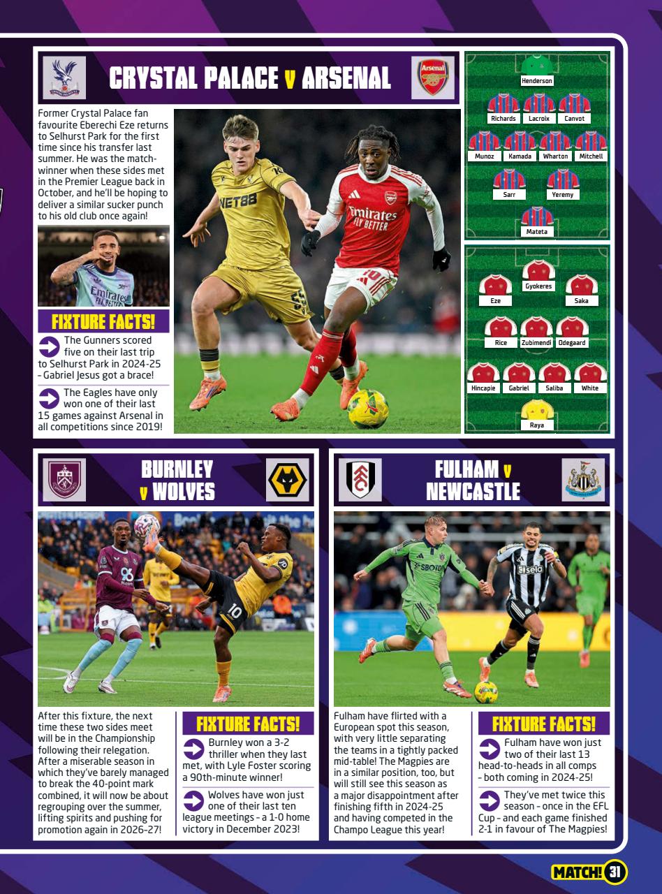 Match Preview Pages