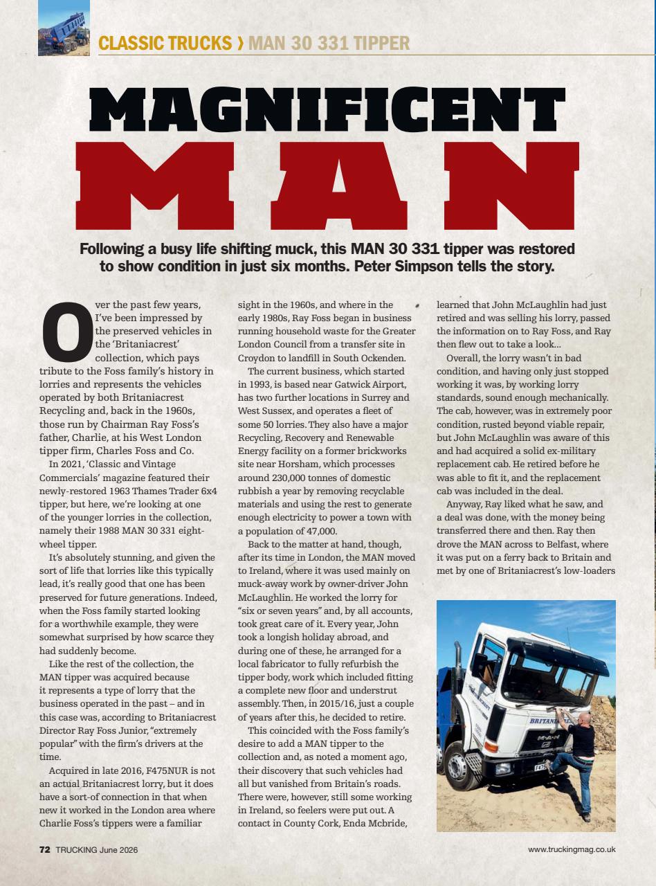 Trucking Magazine Preview Pages