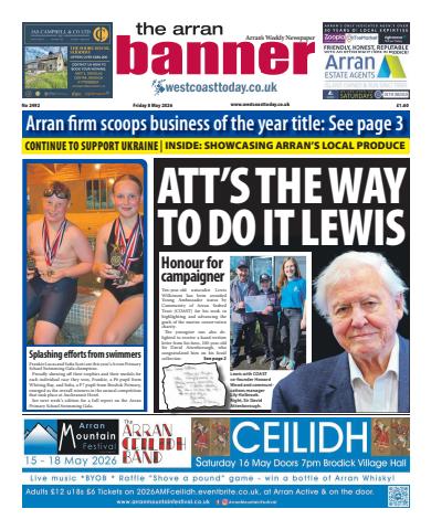Arran Banner issue Friday, May 08, 2026