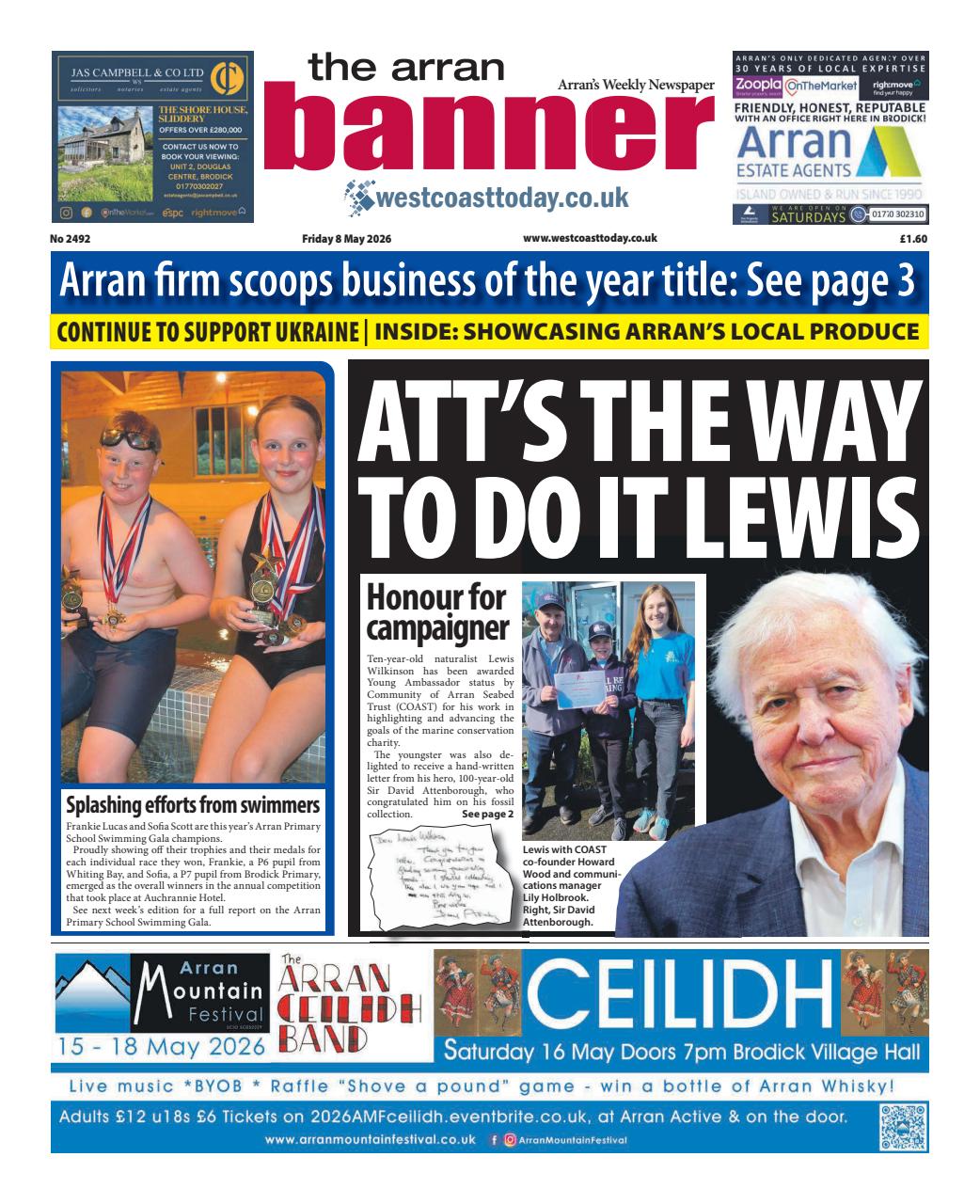 Arran Banner Preview Pages