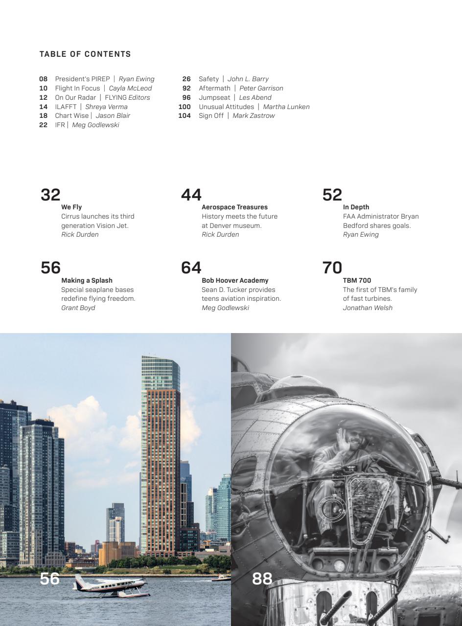 FLYING Magazine Preview Pages