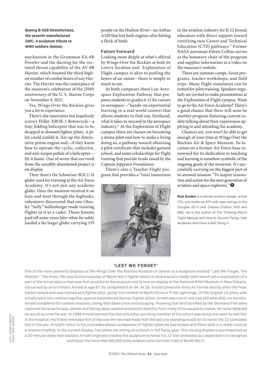 FLYING Magazine Preview Pages