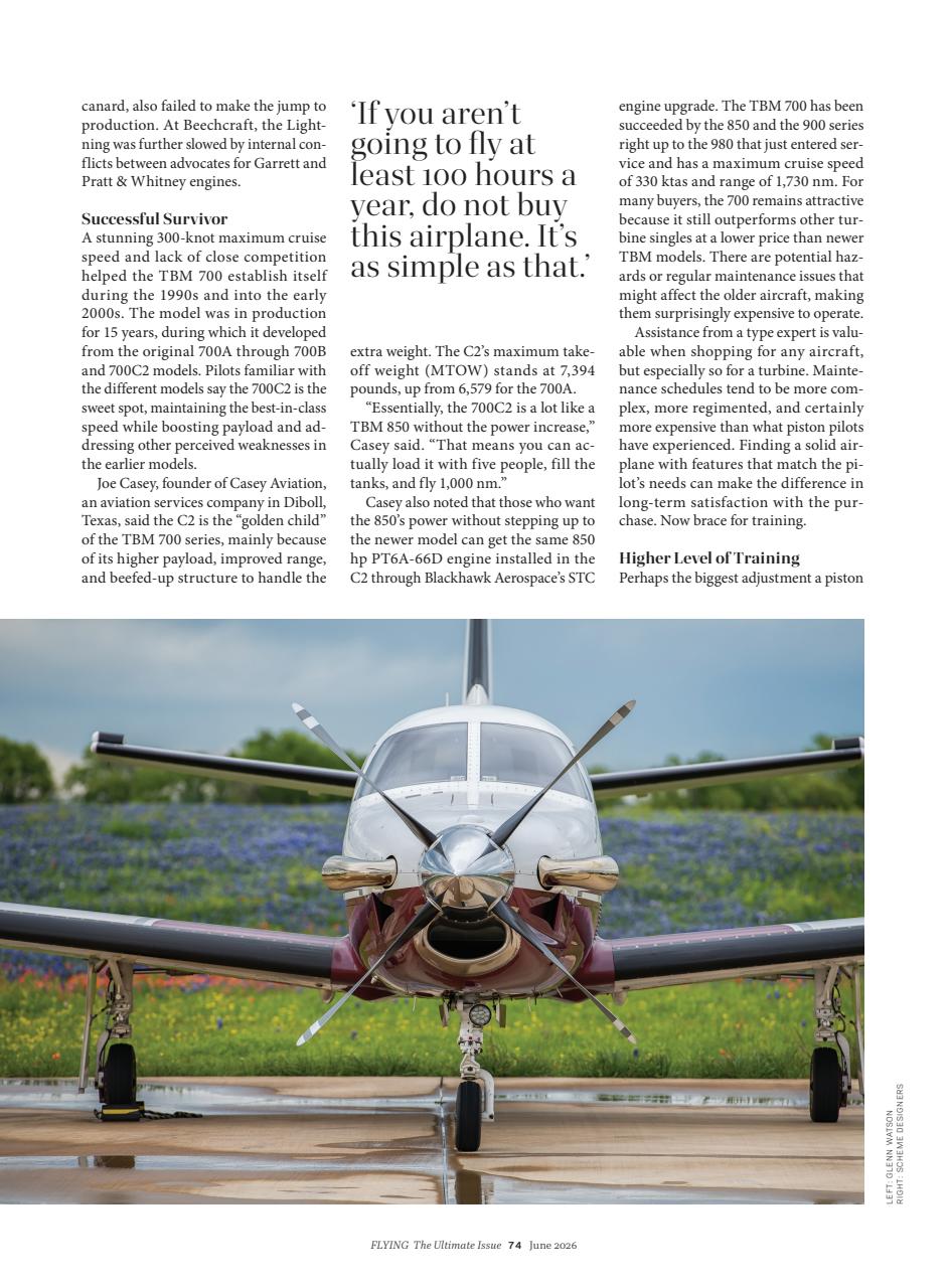 FLYING Magazine Preview Pages