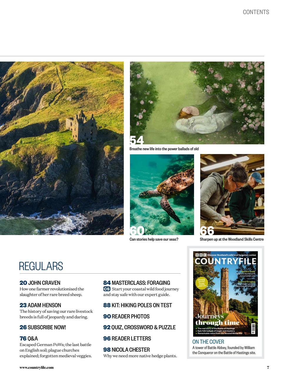 BBC Countryfile Magazine Preview Pages