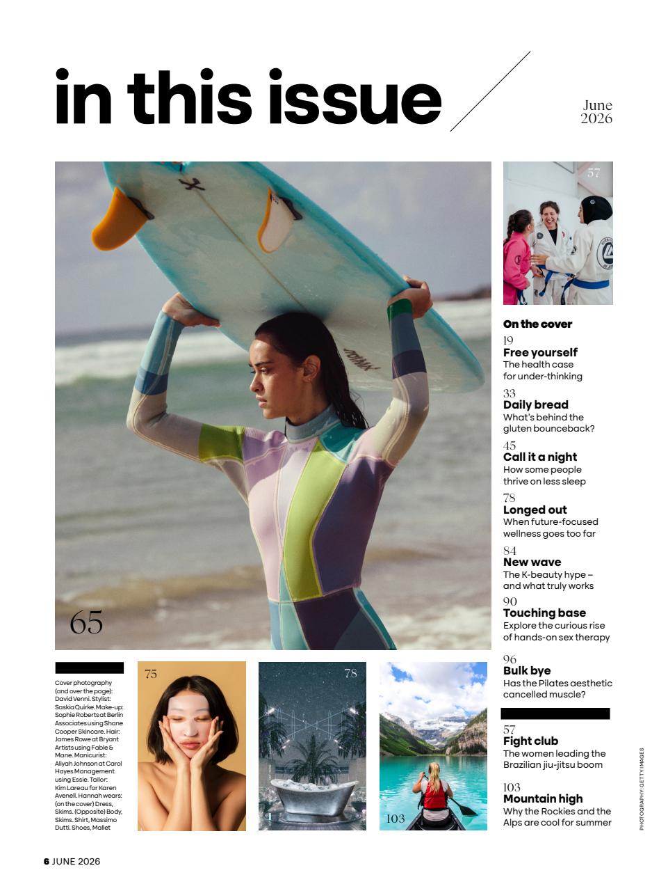 Women's Health Preview Pages