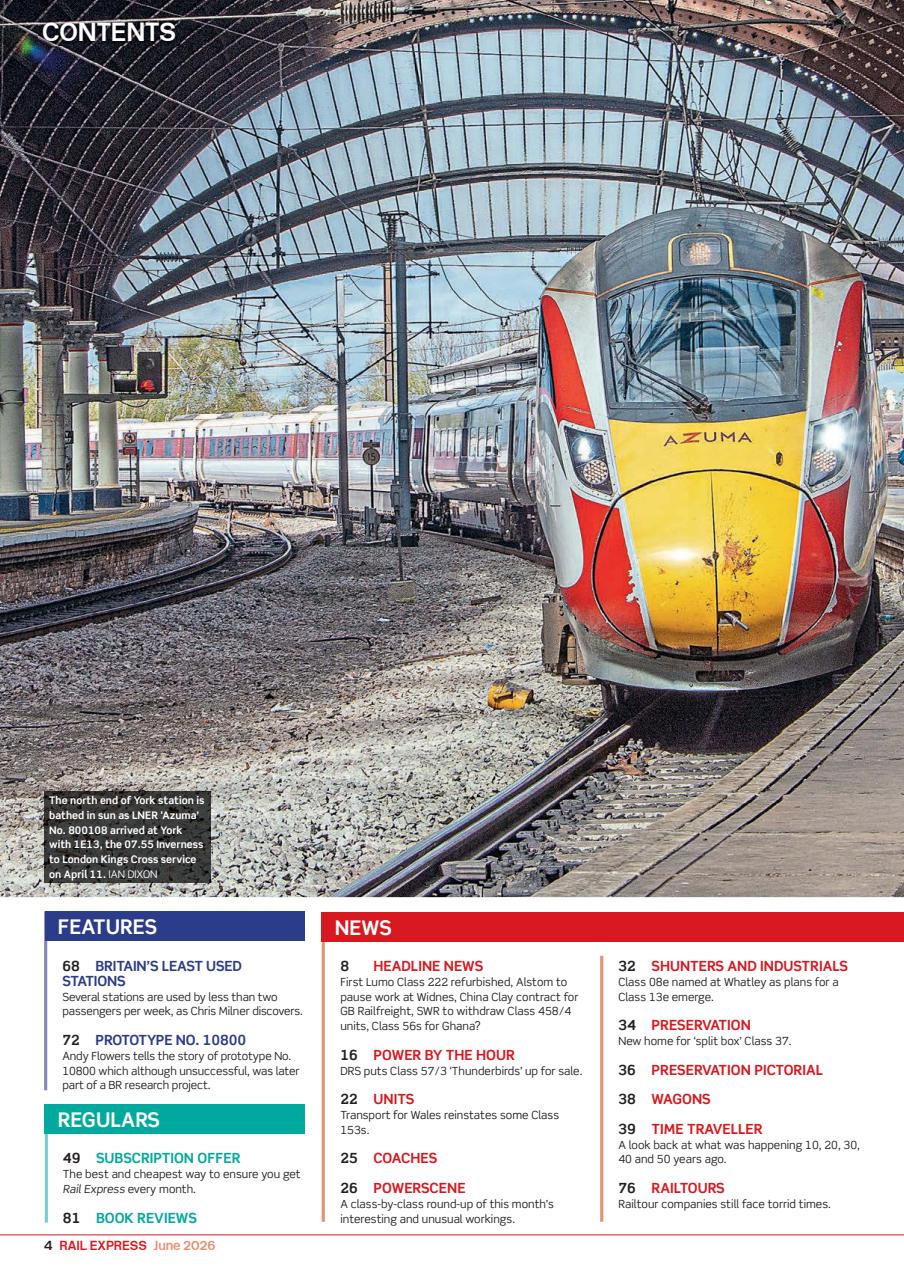 Rail Express Preview Pages