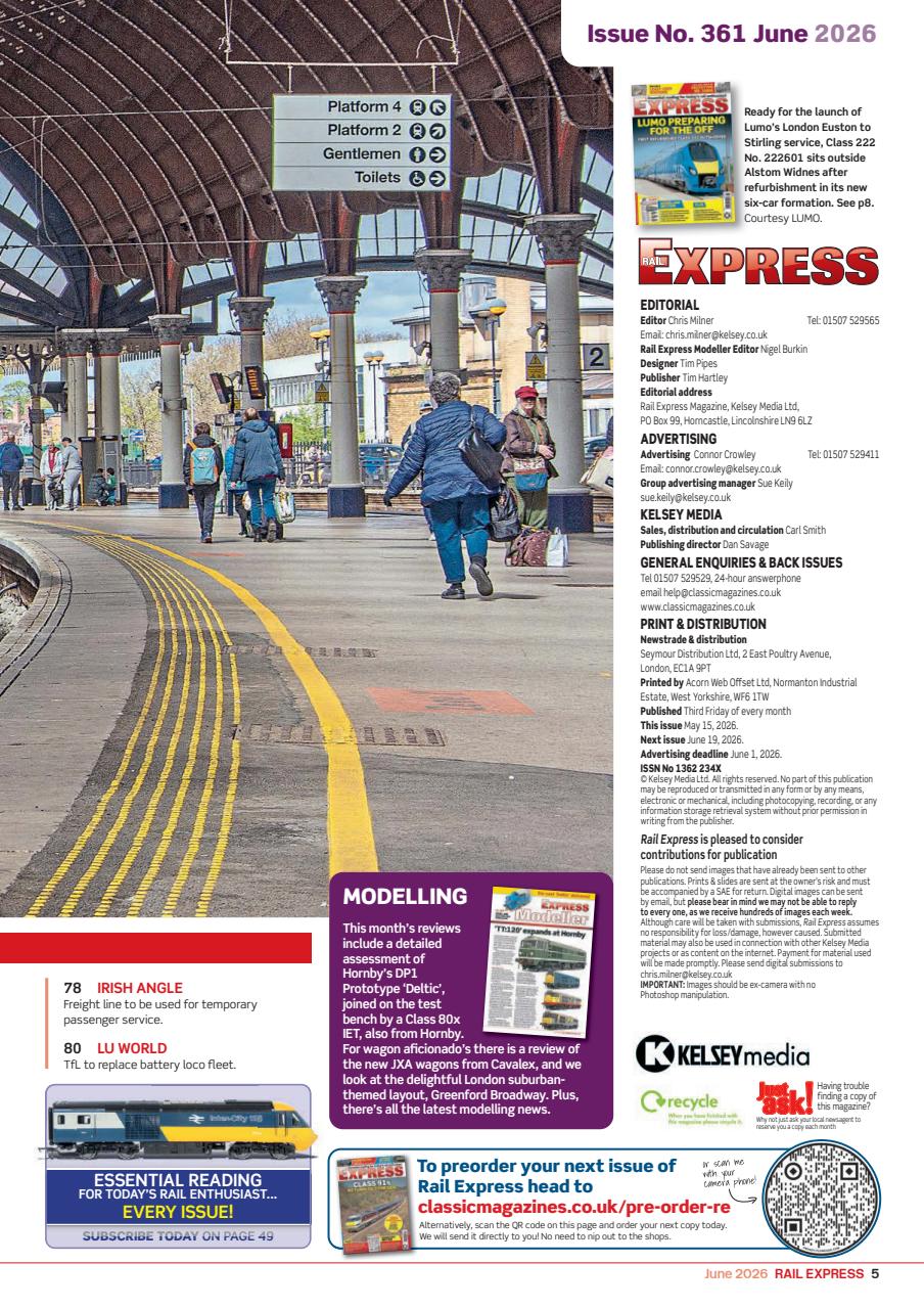 Rail Express Preview Pages