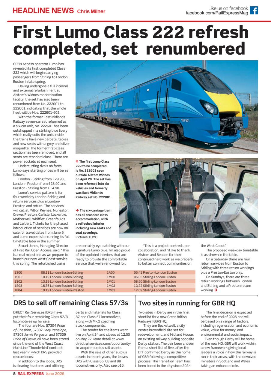 Rail Express Preview Pages