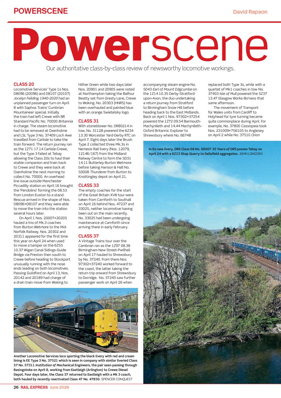 Rail Express Preview Pages