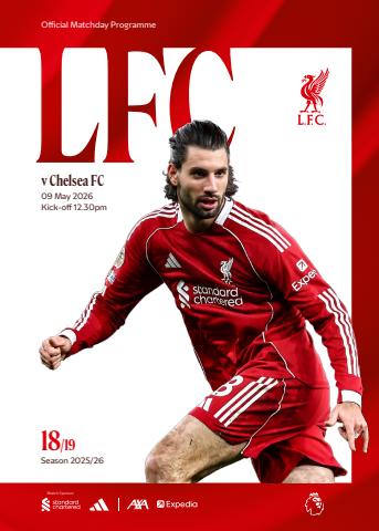 Liverpool FC Programmes issue vs Chelsea 25/26