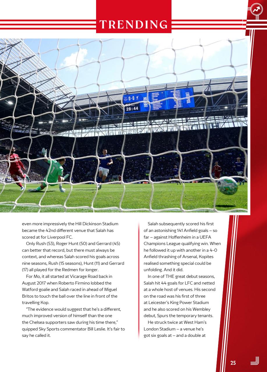 Liverpool FC Programmes Preview Pages
