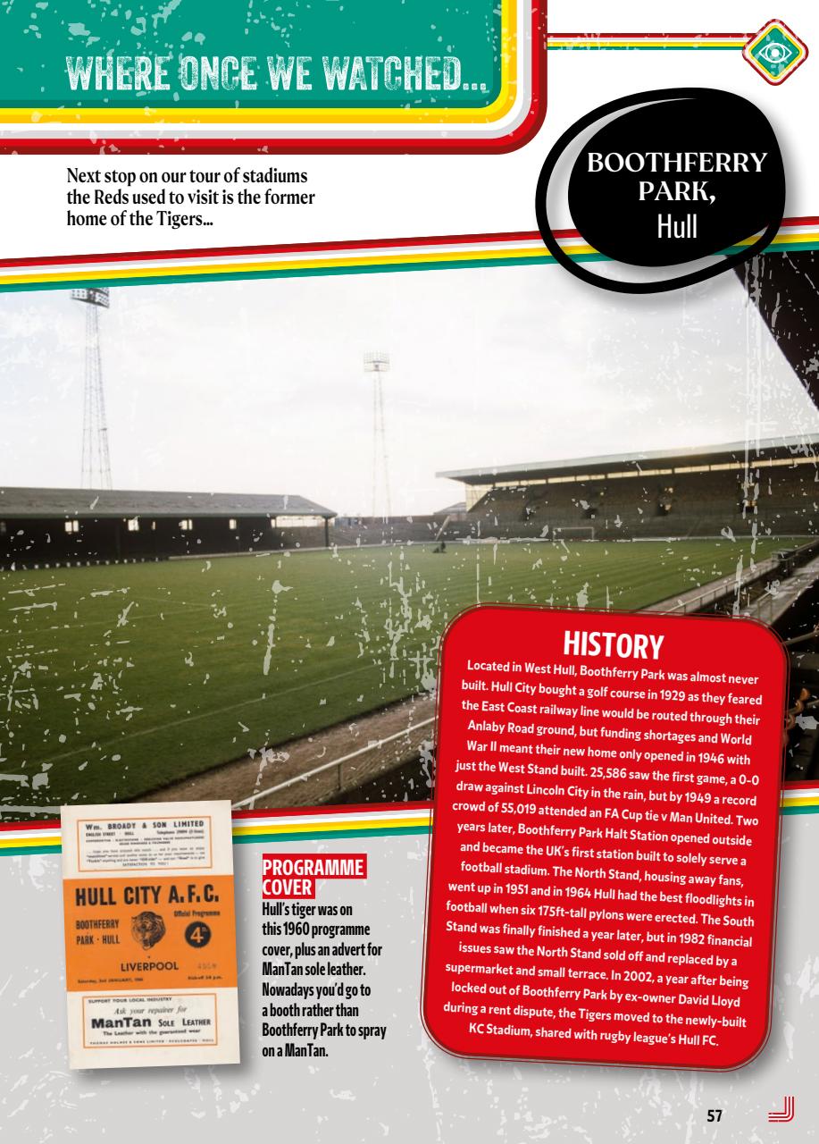 Liverpool FC Programmes Preview Pages