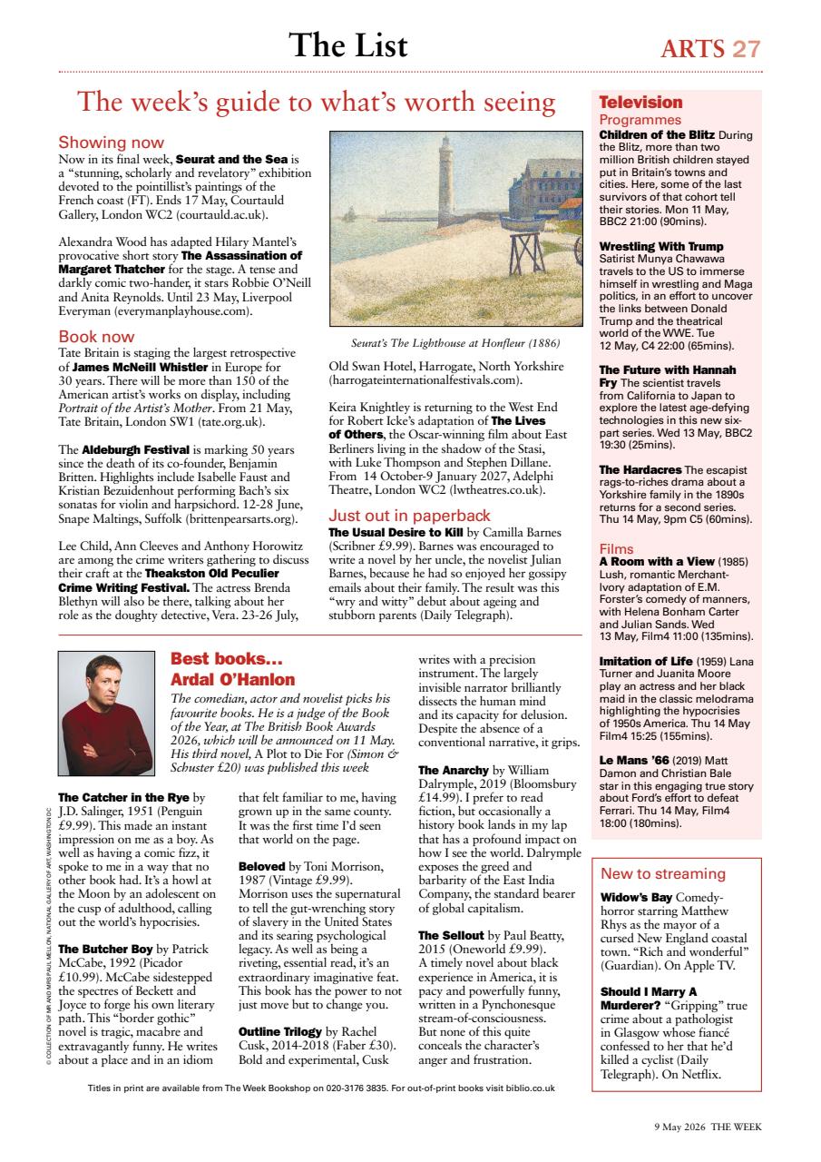 The Week Preview Pages