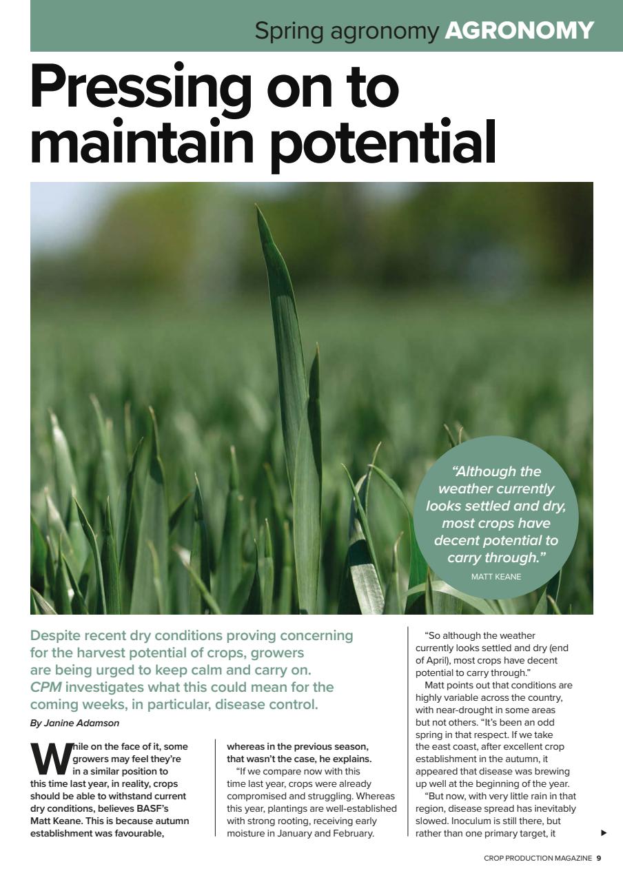Crop Production Magazine Preview Pages