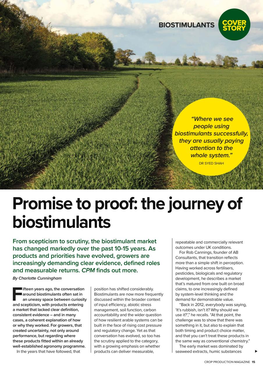 Crop Production Magazine Preview Pages