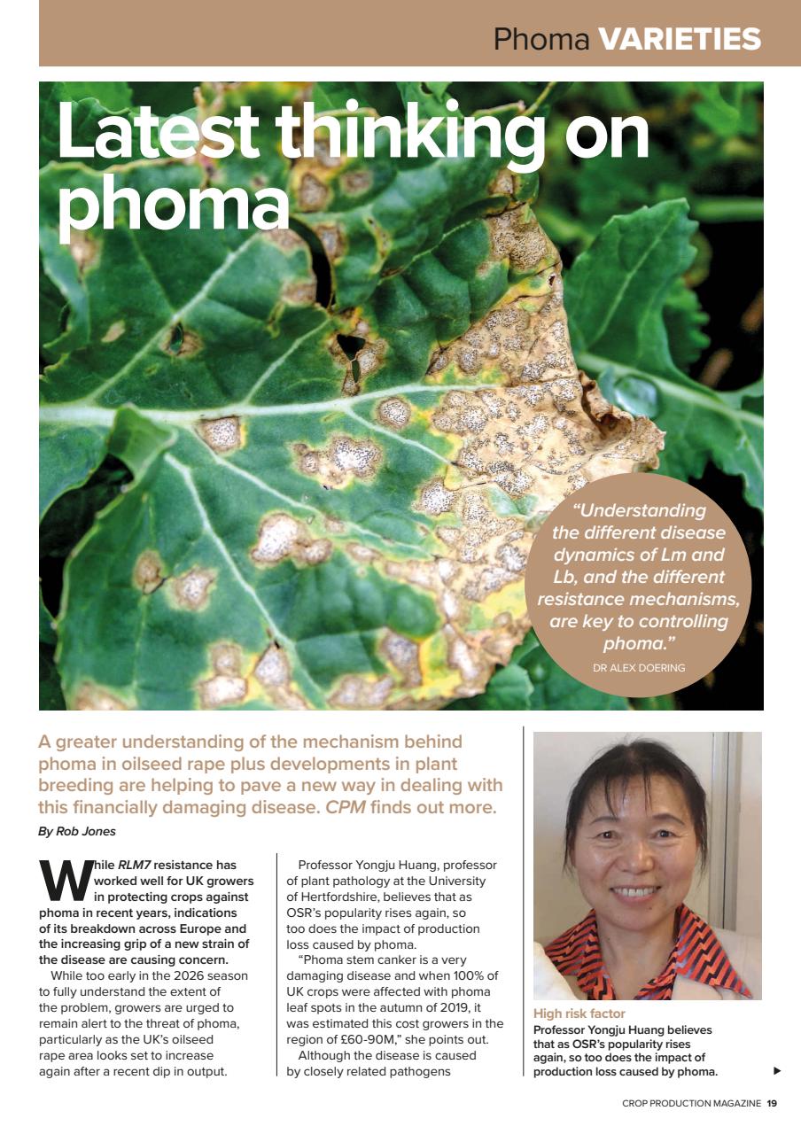 Crop Production Magazine Preview Pages