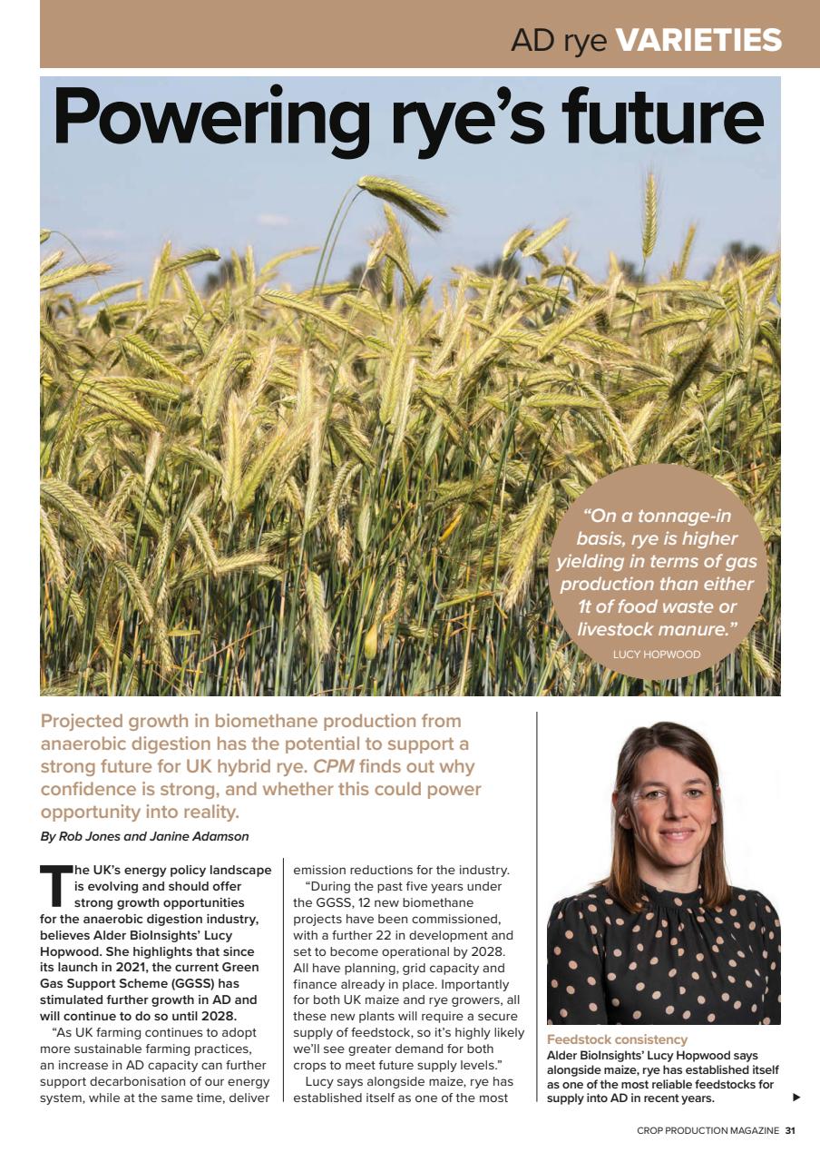 Crop Production Magazine Preview Pages