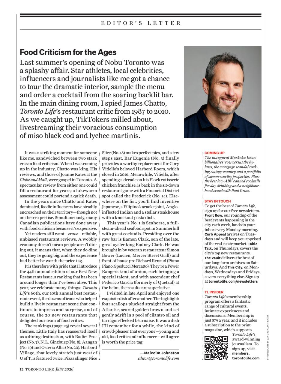 Toronto Life Preview Pages