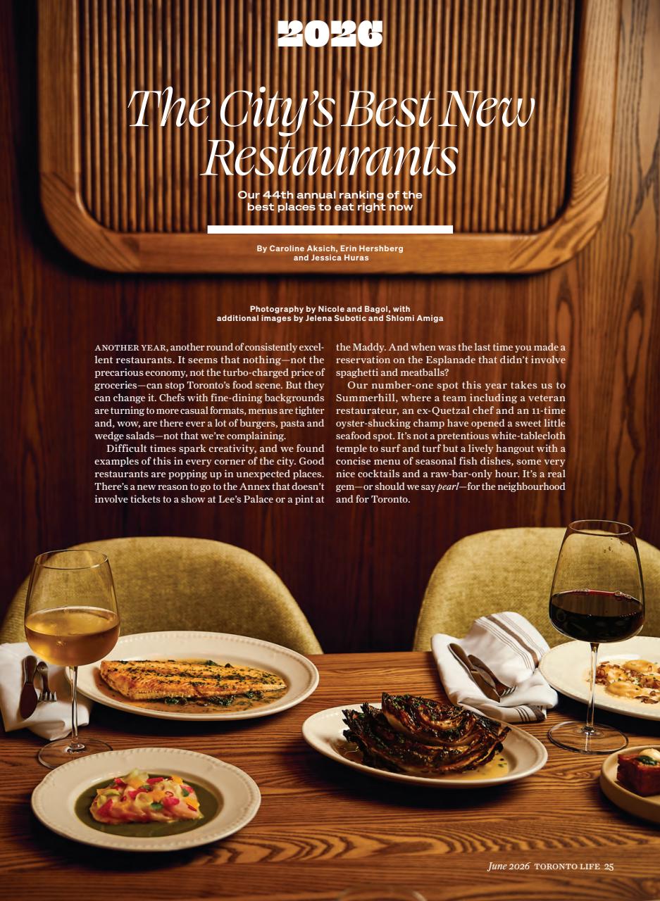Toronto Life Preview Pages