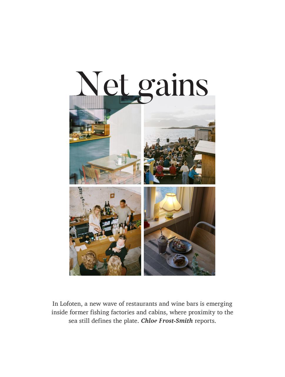 Vacations & Travel Preview Pages