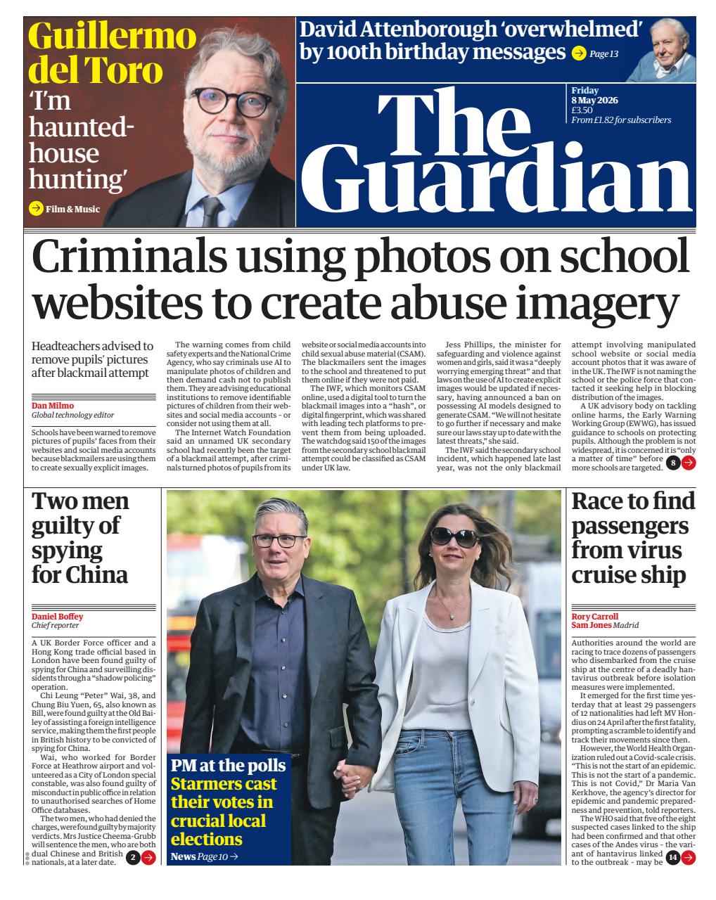 The Guardian Newspaper Preview Pages