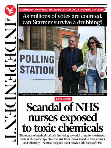 The Independent Daily Edition Newspaper issue 