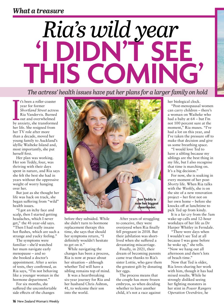 NZ Woman's Weekly Preview Pages