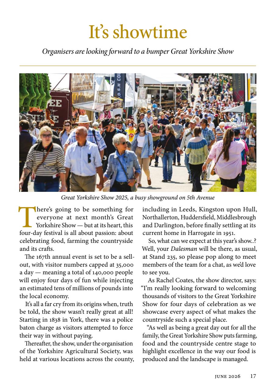 The Yorkshire Dalesman Preview Pages