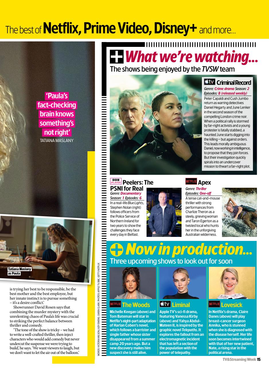 TV & Satellite Week Preview Pages