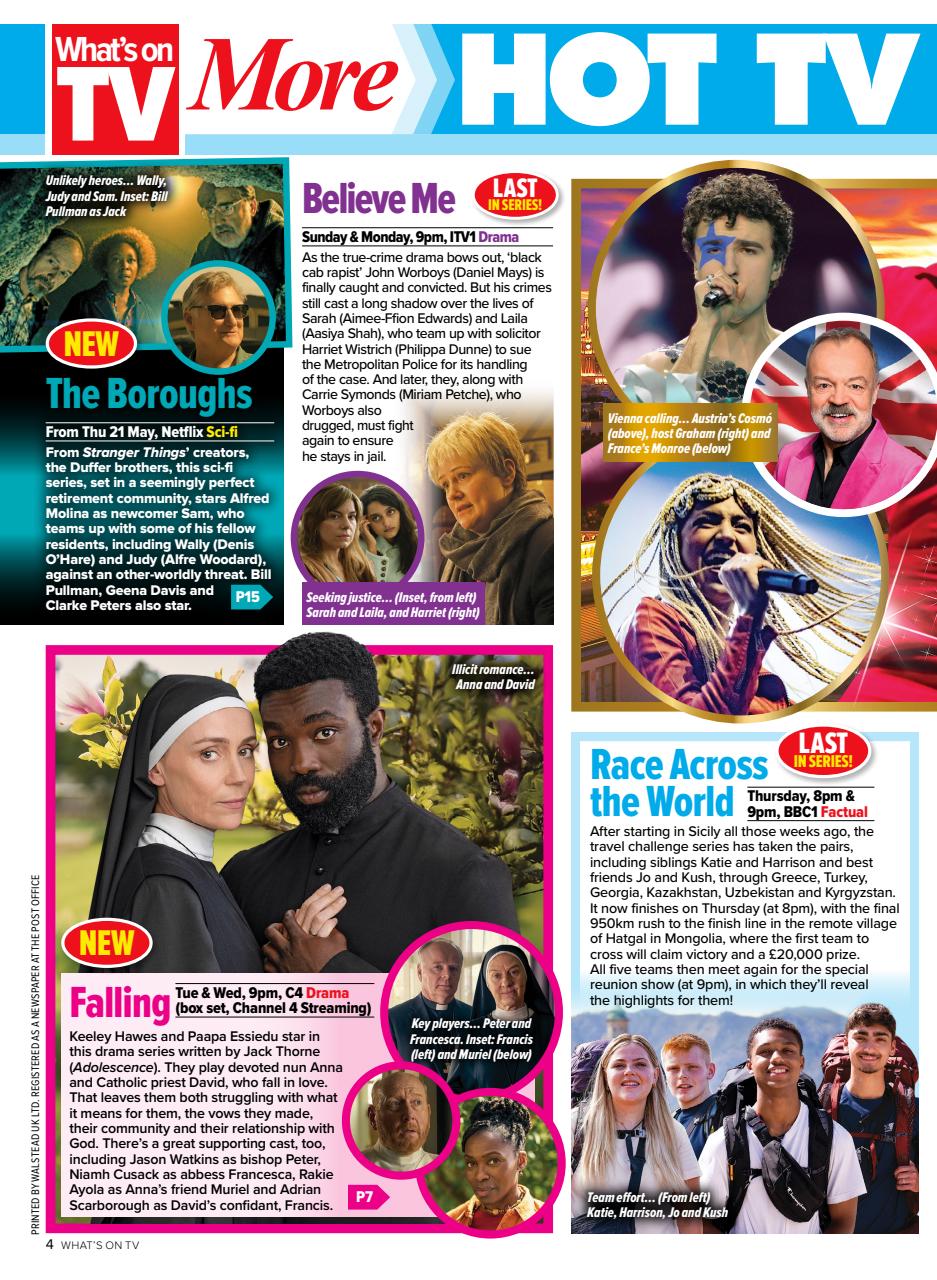 What's on TV Preview Pages