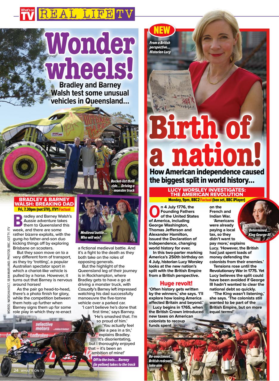 What's on TV Preview Pages