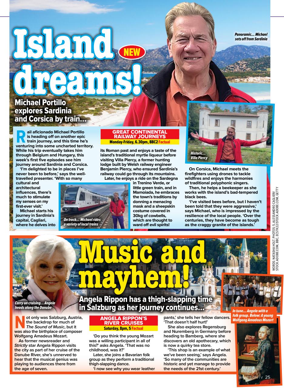 What's on TV Preview Pages
