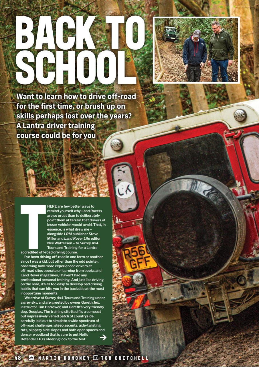 Land Rover Monthly Preview Pages