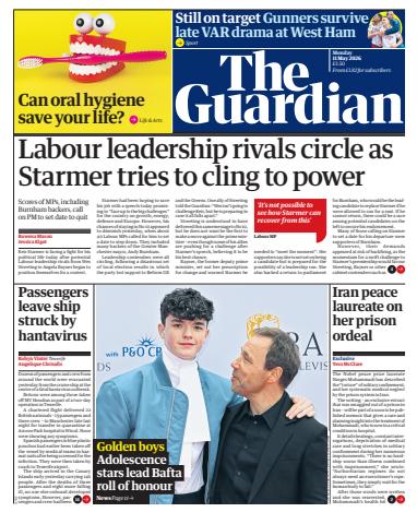 The Guardian Newspaper issue Monday, 11 May 2026