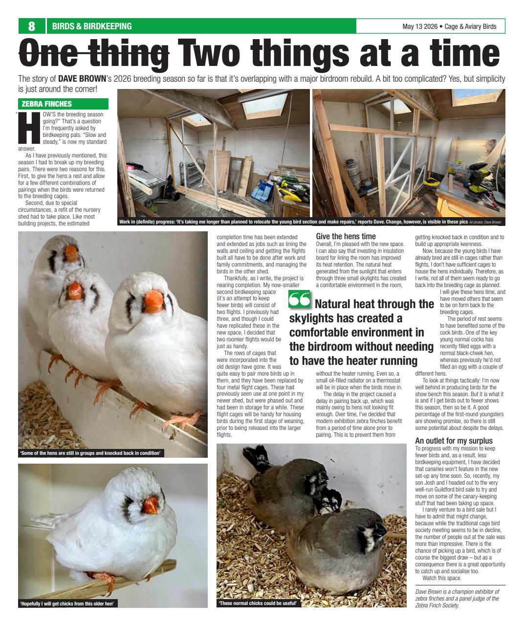 Cage & Aviary Birds Preview Pages