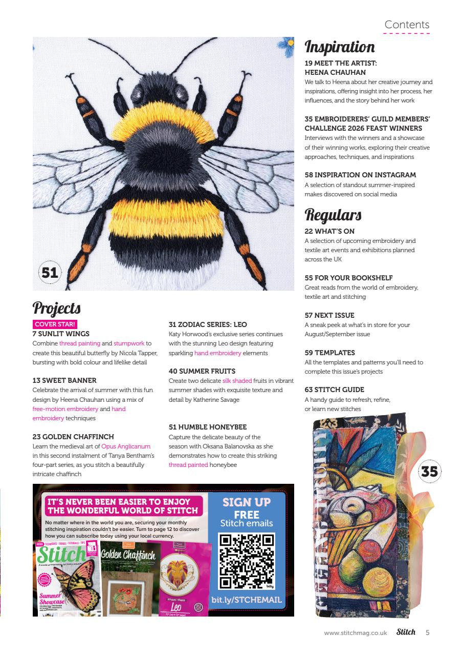 Stitch magazine Preview Pages