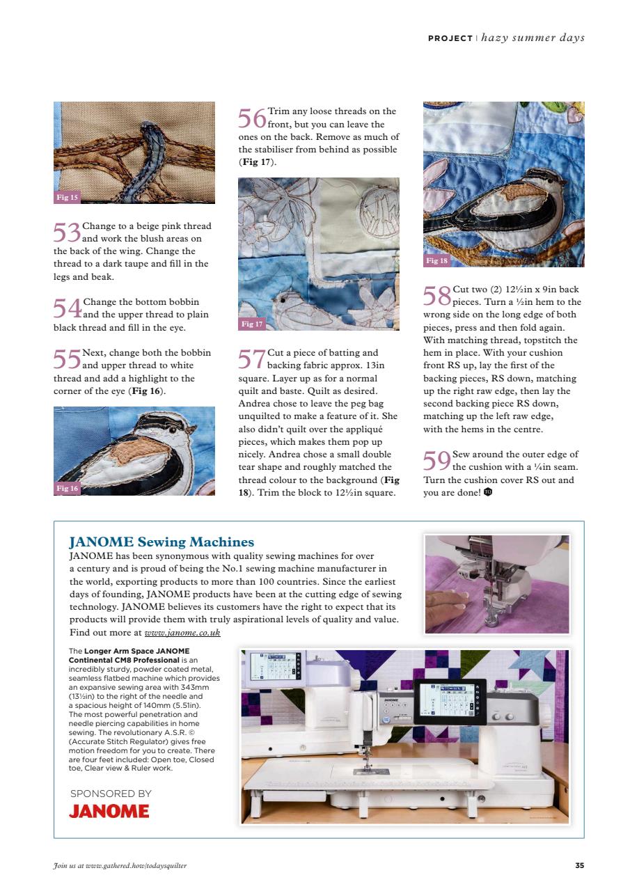 Today’s Quilter Preview Pages