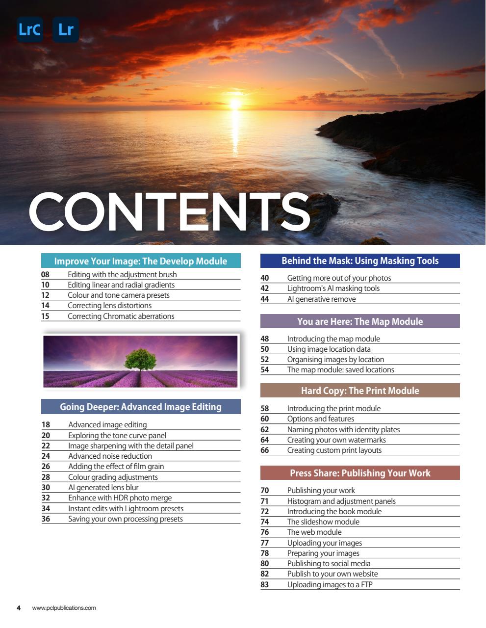 The Adobe Photoshop Lightroom Manual Preview Pages