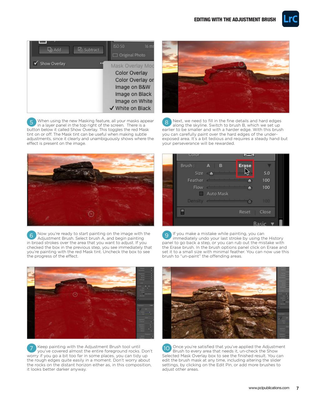 The Adobe Photoshop Lightroom Manual Preview Pages