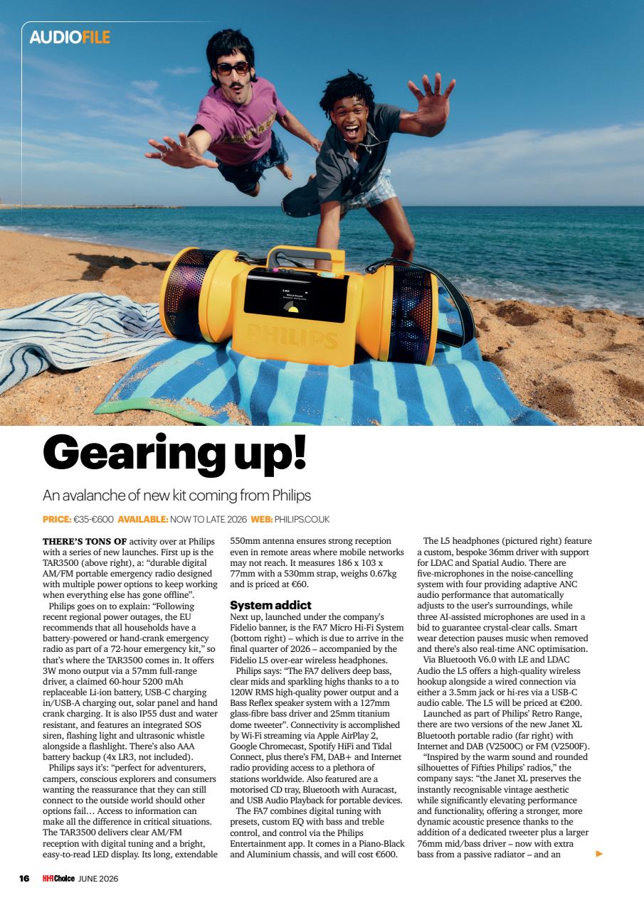 Hi-Fi Choice Preview Pages