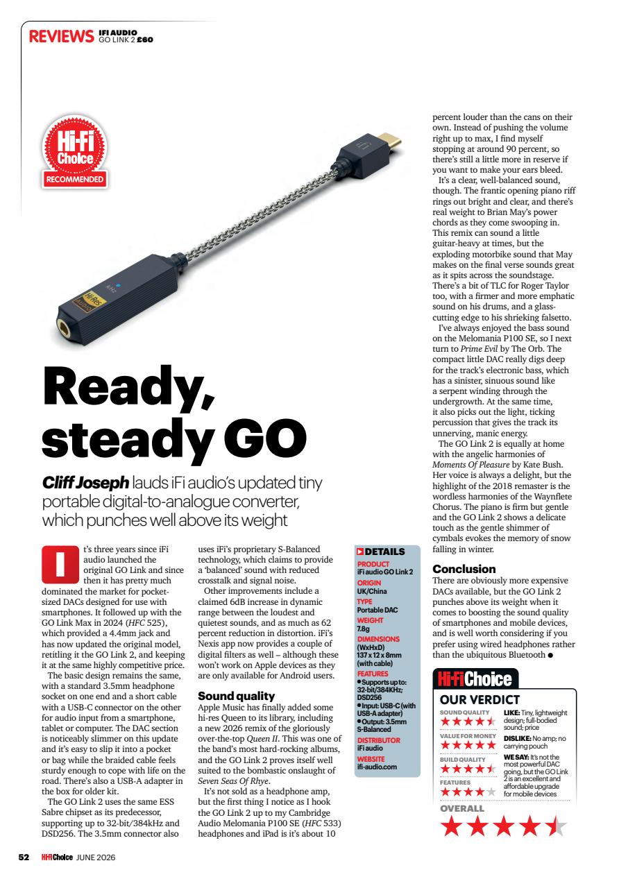 Hi-Fi Choice Preview Pages