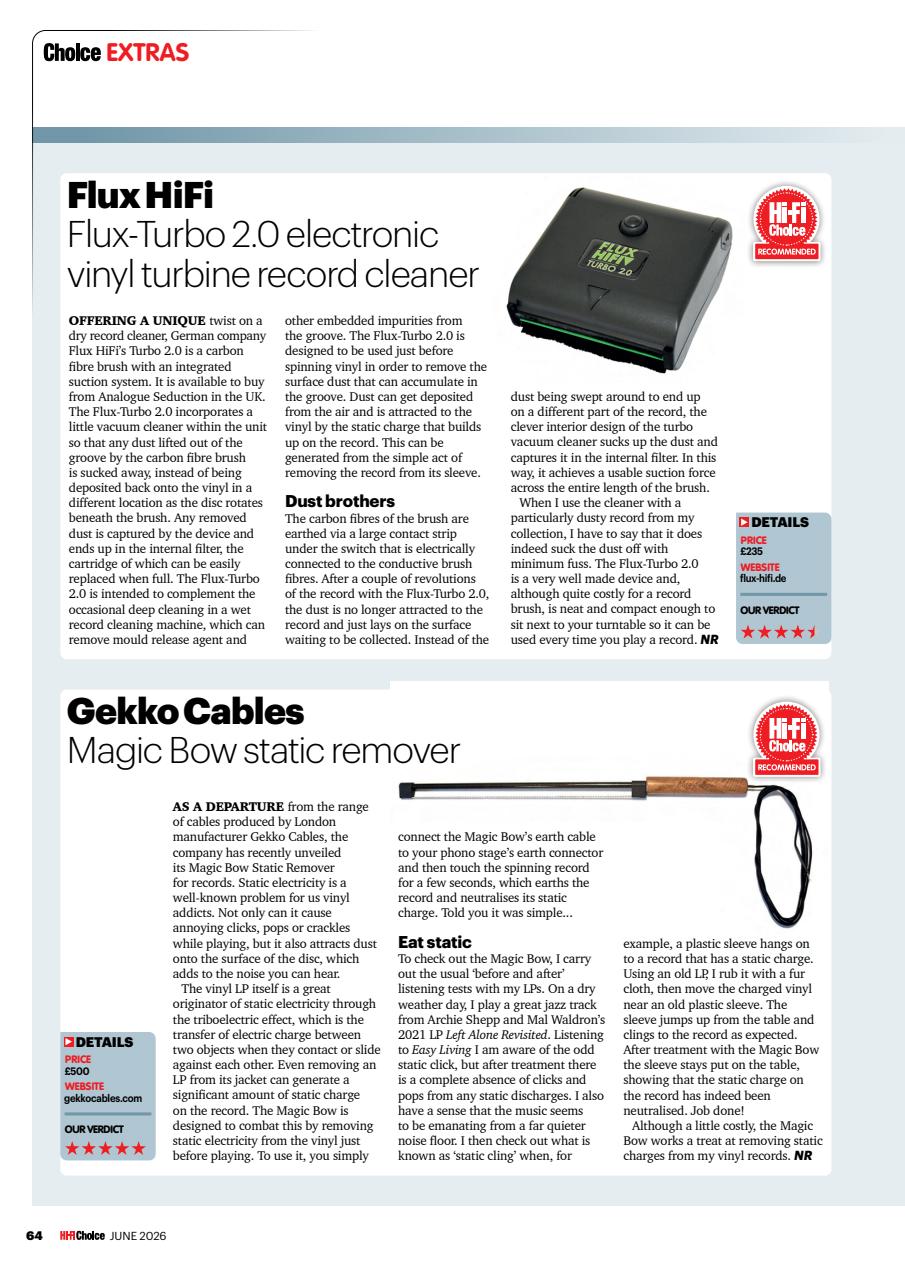 Hi-Fi Choice Preview Pages