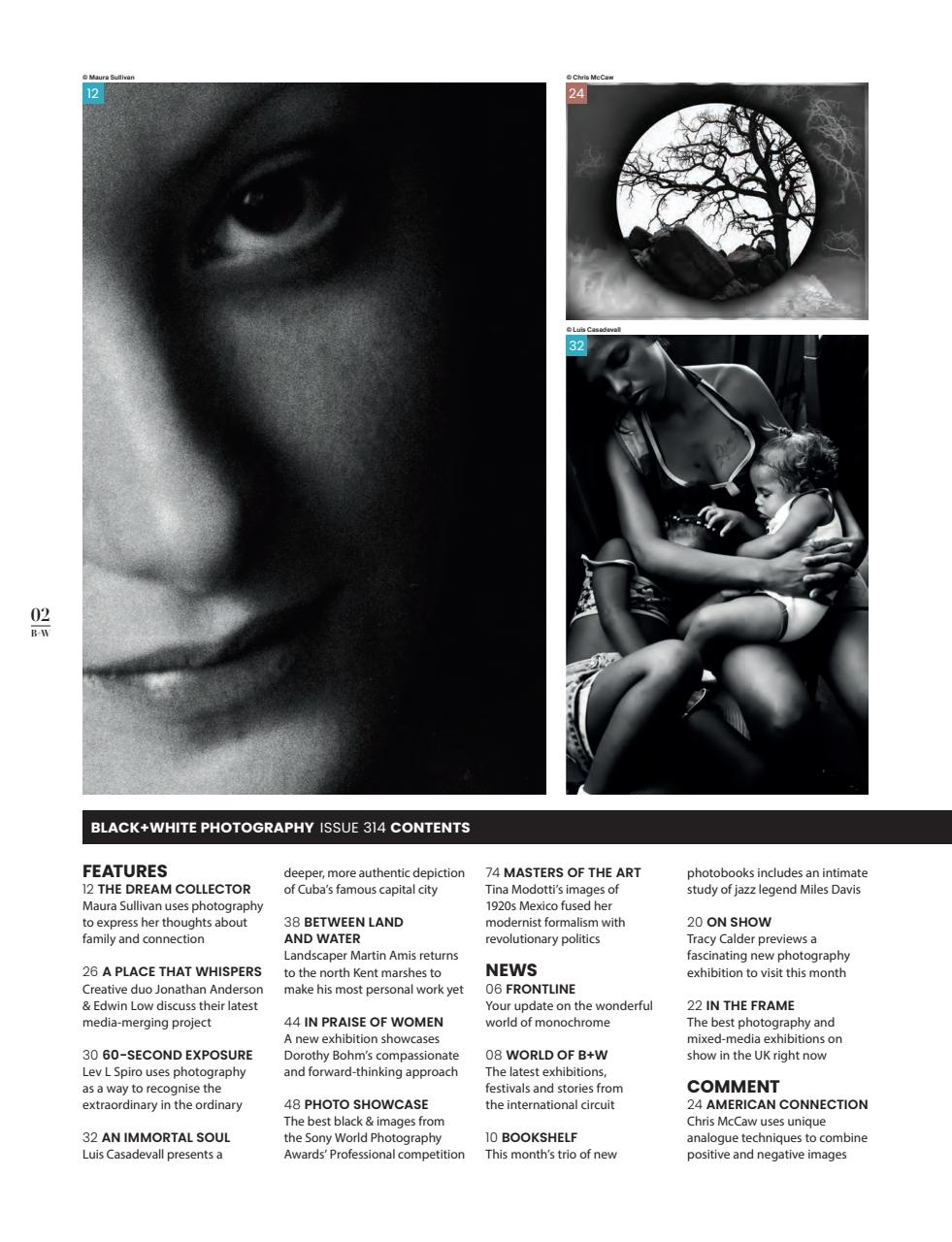 Black+White Photography Preview Pages