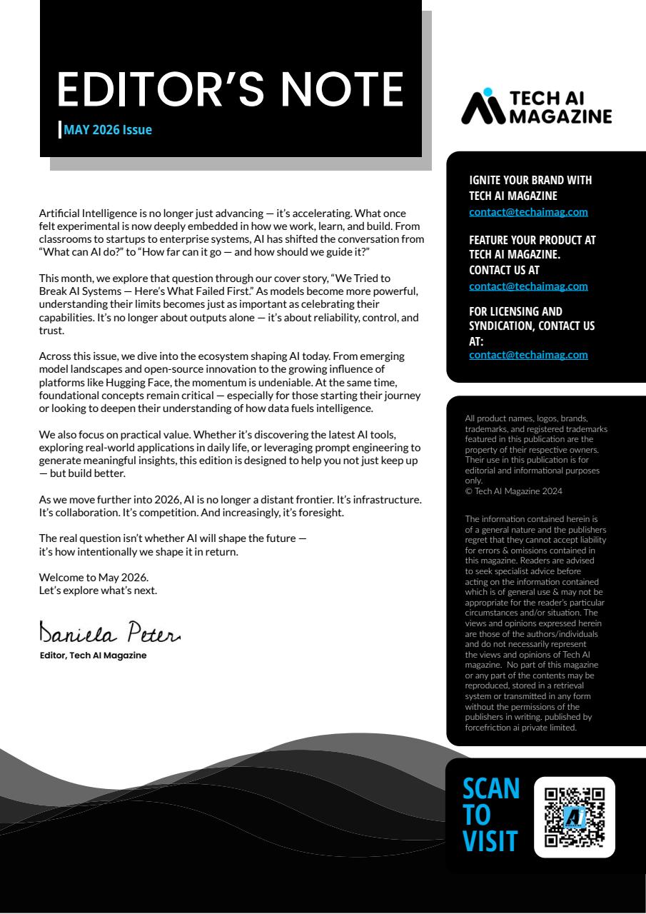 Tech AI Magazine Preview Pages