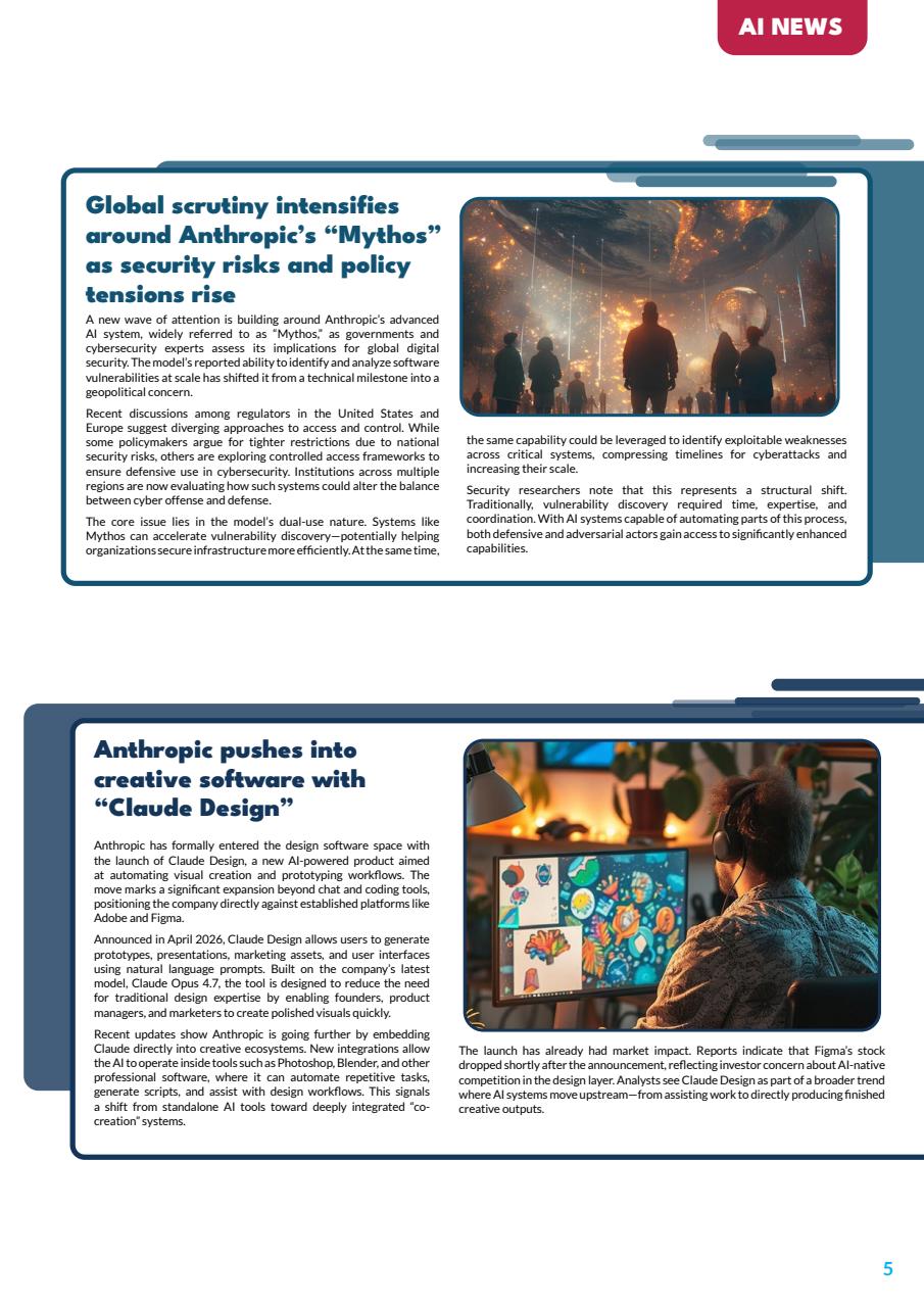 Tech AI Magazine Preview Pages