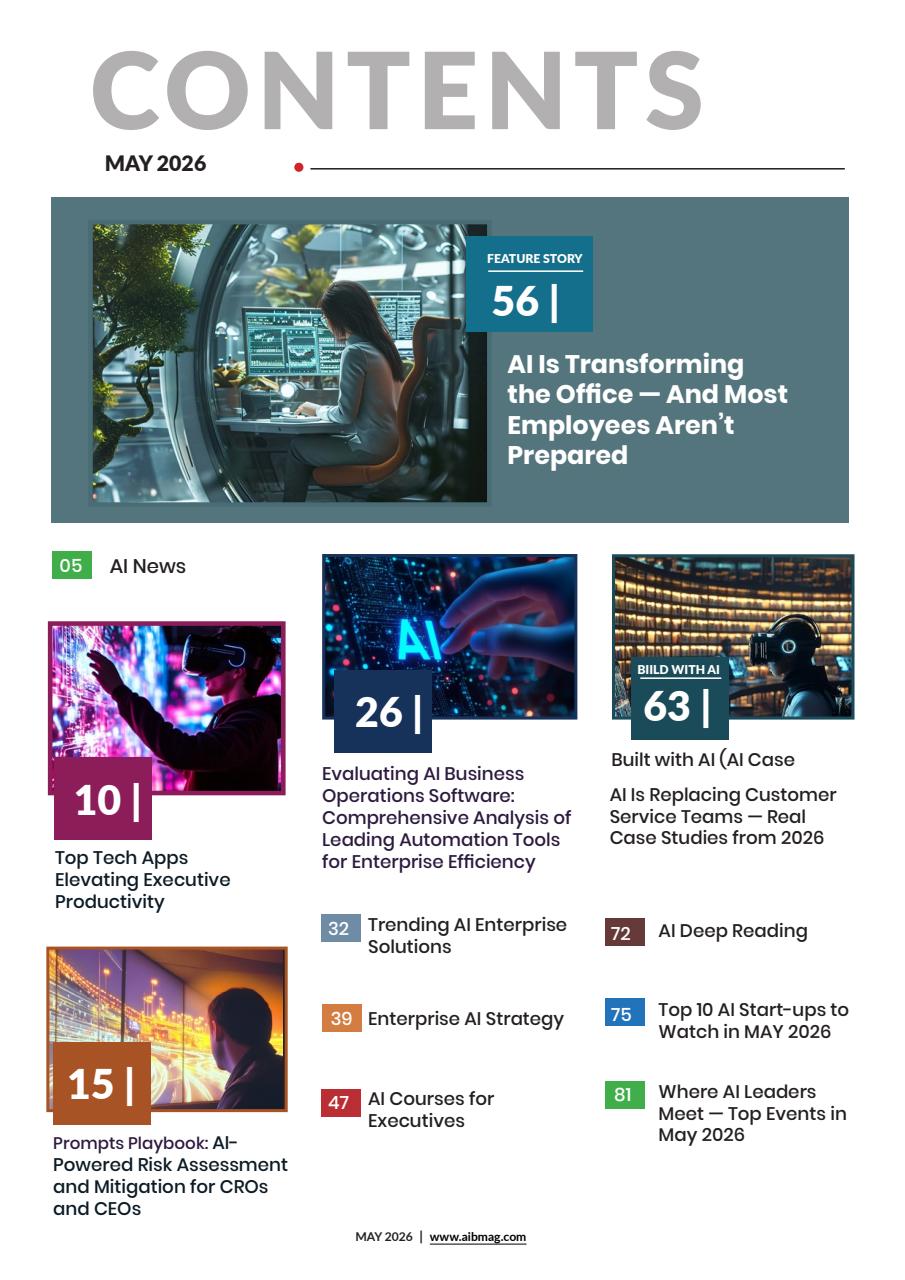 AI Business Magazine Preview Pages