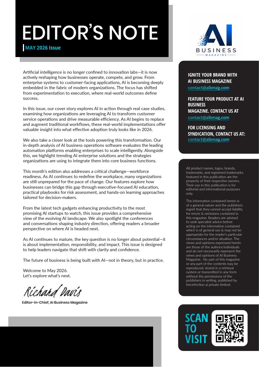 AI Business Magazine Preview Pages