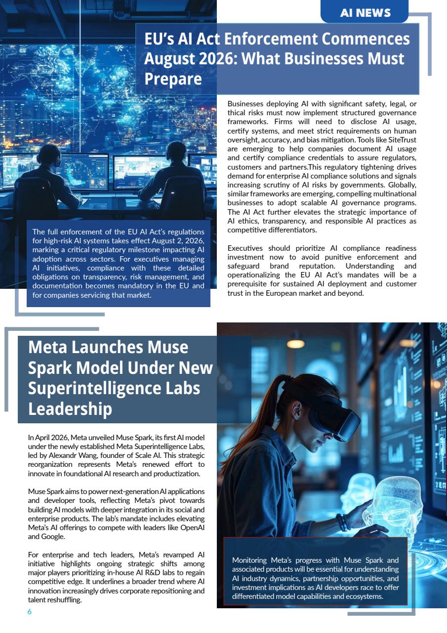 AI Business Magazine Preview Pages