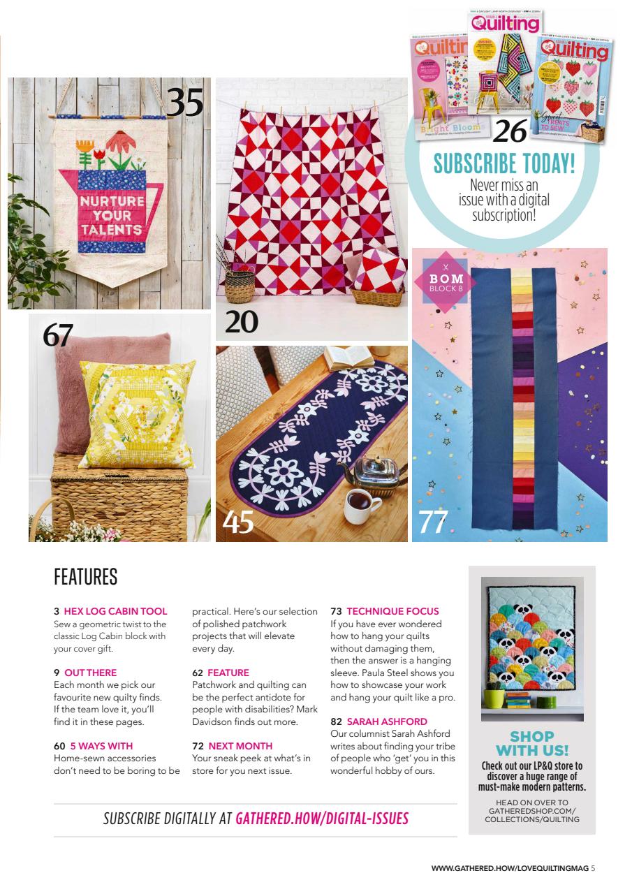 Love Patchwork & Quilting Preview Pages